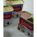 low price halal canned 198g tin Chicken Beef Luncheon Meat,corned beef canned food